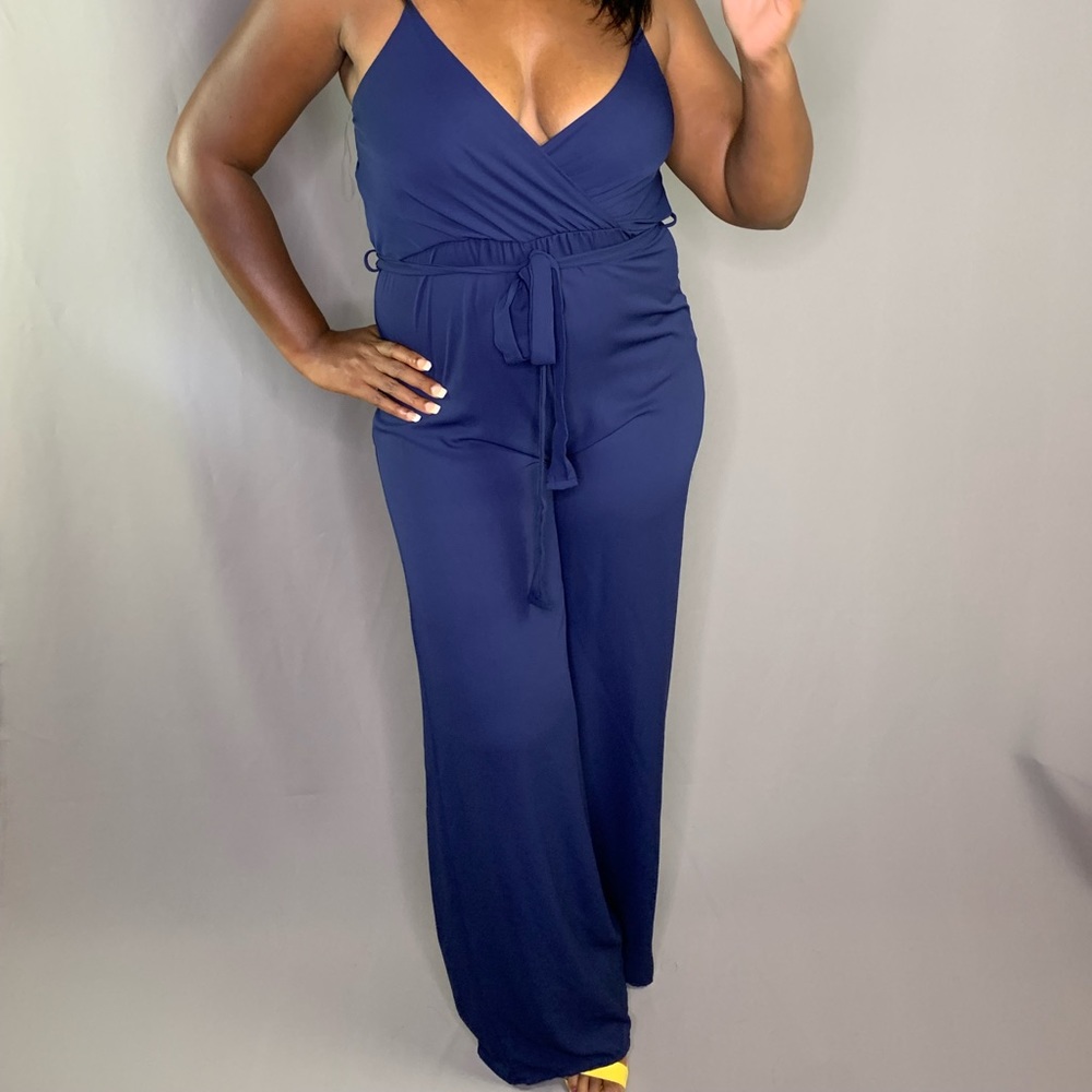 Navy Blue Jumpsuit